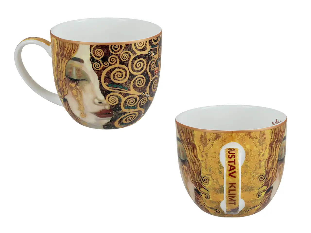 Kpl. 2 filiżanek ze spodkami - G. Klimt,